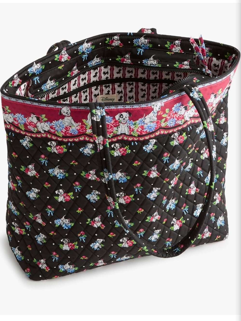 Vera Bradley Disney 101 Dalmations Original Zip Tote, NWT - Picture 5 of 10